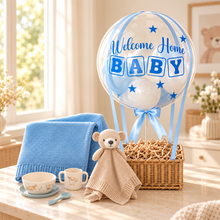 Load image into Gallery viewer, Blanket, feeding Set and Comforter Balloon Box