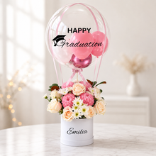 Load image into Gallery viewer, Fresh Flowers Balloon Basket