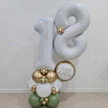 Load image into Gallery viewer, Single Tower Two Number Balloons - Only Pick up