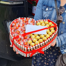 Load image into Gallery viewer, Kinder Chocolate, Lindt & Ferrero Heart Gift - Free Delivery