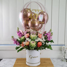 Load image into Gallery viewer, Birthday flower balloon bouquet sydney