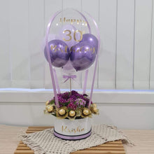 Load image into Gallery viewer, Deluxe Flower & Ferrero Rocher Hot Air Balloon