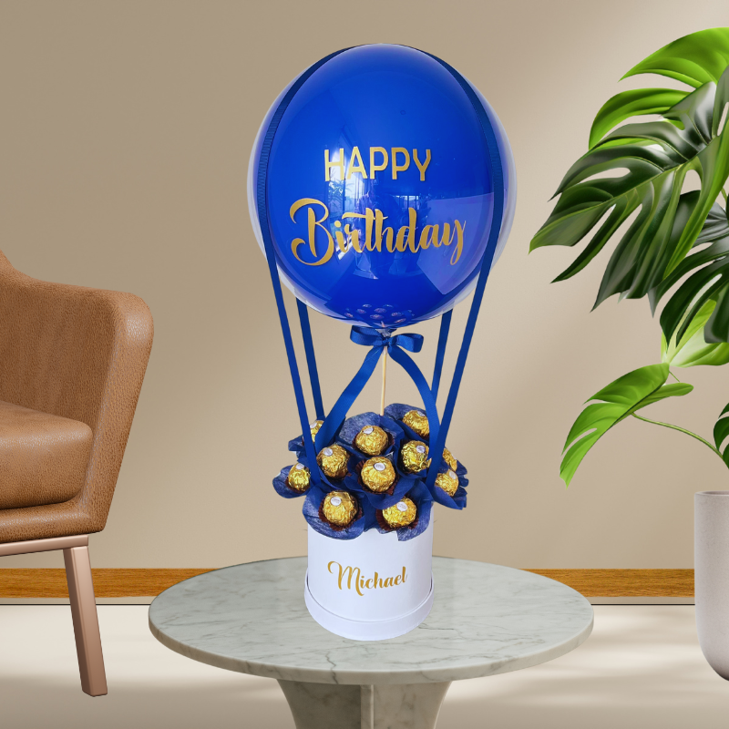 chocolate balloon box