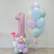 One Number Balloon Tower - Only Pick up